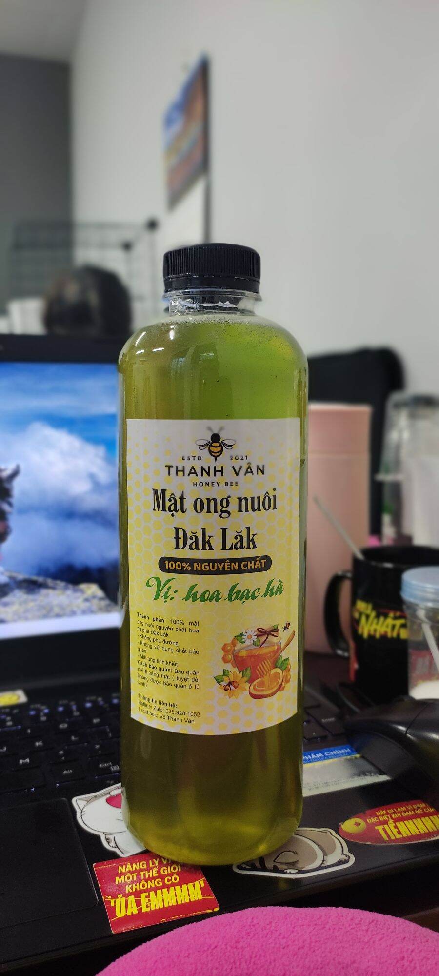 Mật ong nuôi bạc hà đăk lăk