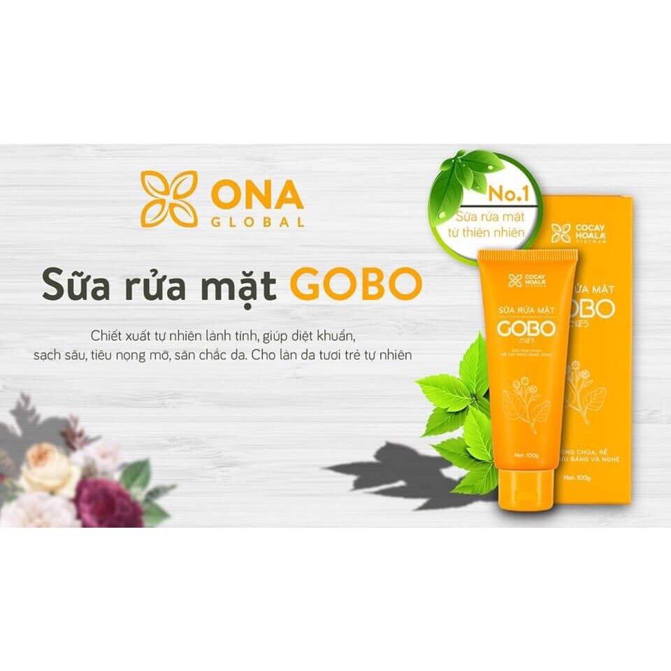 Sữa rửa mặt gobo cocayhoala - làm sạch dưỡng ẩm chống lão hóa thon gọn cơ mặt hiệu quả