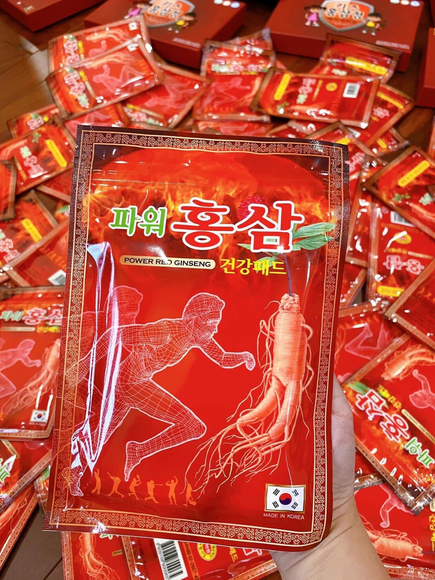 Combo 10 gói cao dán hồng sâm Hàn quốc