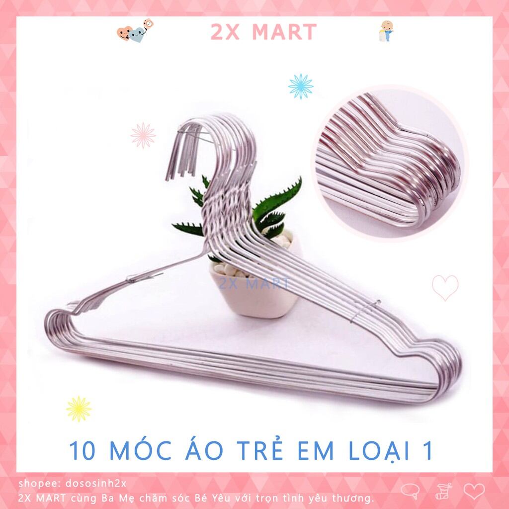 móc phơi quần áo trẻ em(10 móc)27cm