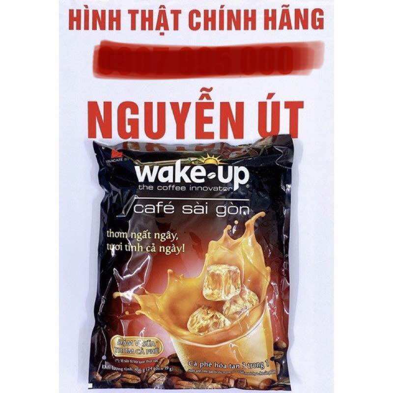 [HCM]cafe wake up sài gòn bịch 24 gói x19g