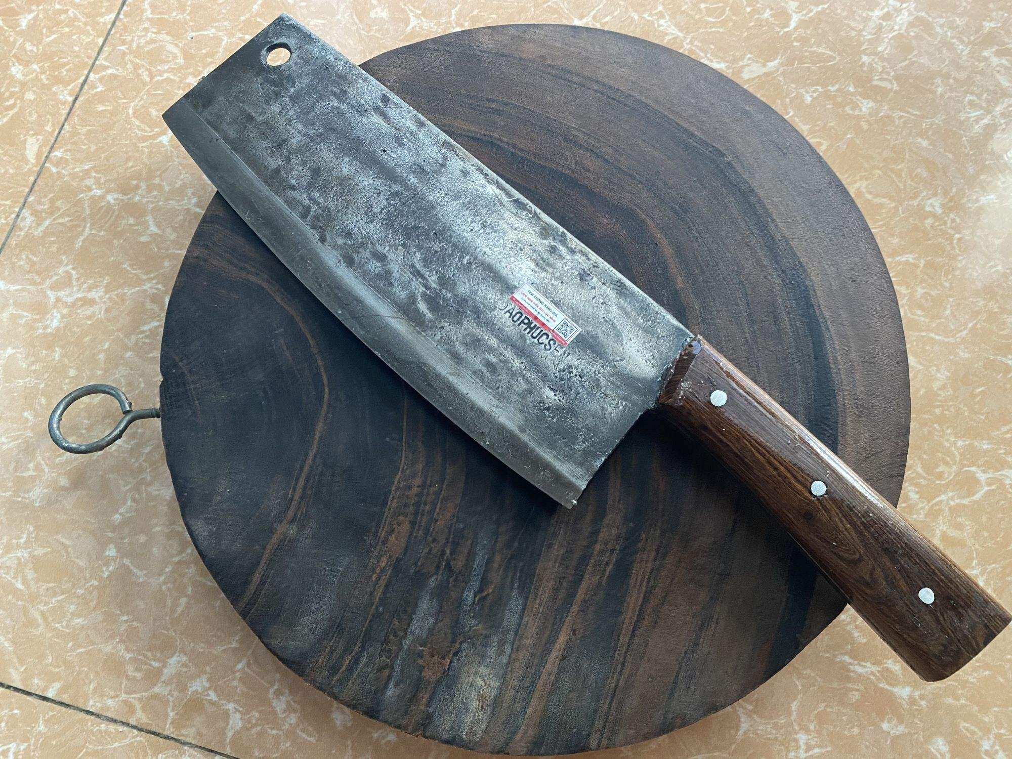 Dao Phúc Sen - Dao Chặt Gà Vịt bản cán ốp Cao Cấp