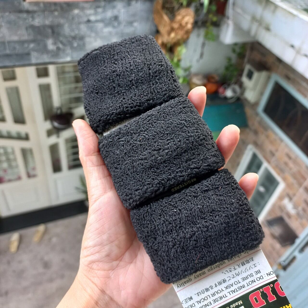 Túi 3 Len cột tóc màu đen