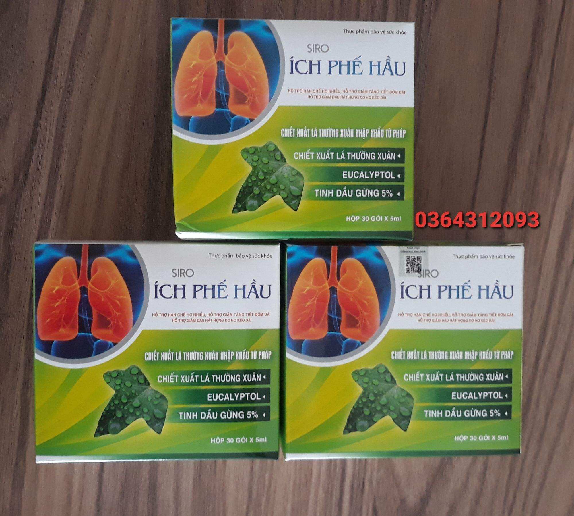 ÍCH PHẾ HẦU - Siro ho bổ phổi (30 gói x 5ml)