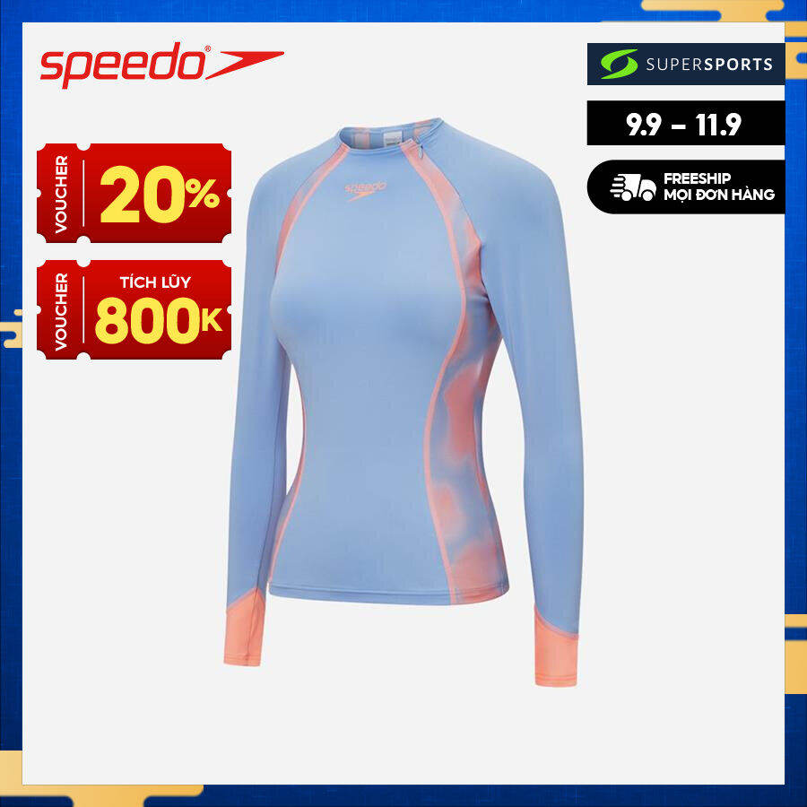 SPEEDO Áo bơi chống nắng nữ 2.0 Ls Rash Top 8-15840F216