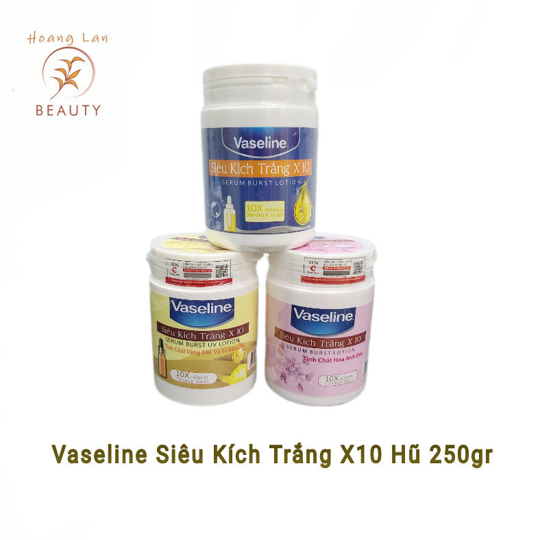 Body kích trắng vaseline 10x 250gr