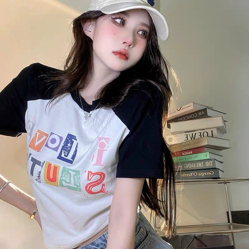 ÁO CROPTOP KIỂU IN CHỮ LODE