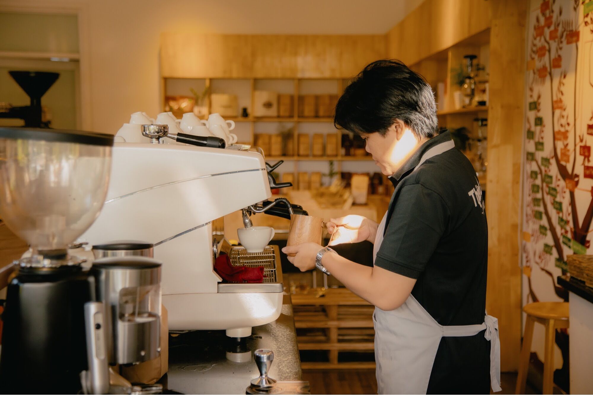 Cà Phê Hạt Pha Máy Thiên Lan ( Espresso)