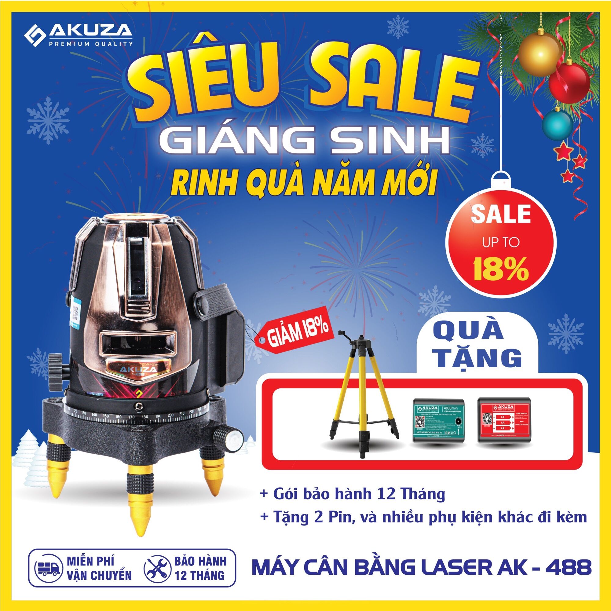 AKUZA 488 - PHIÊN BẢN SIÊU NÉT - CÓ THỂ TỰ ĐIỀU CHỈNH TIA TO - TIA NHỎ - CHỨC NĂNG HOT NHẤT 2019 VÀ MÃI ĐẾN 20XX GIÁ TỐT NHẤT THỊ TRƯỜNG