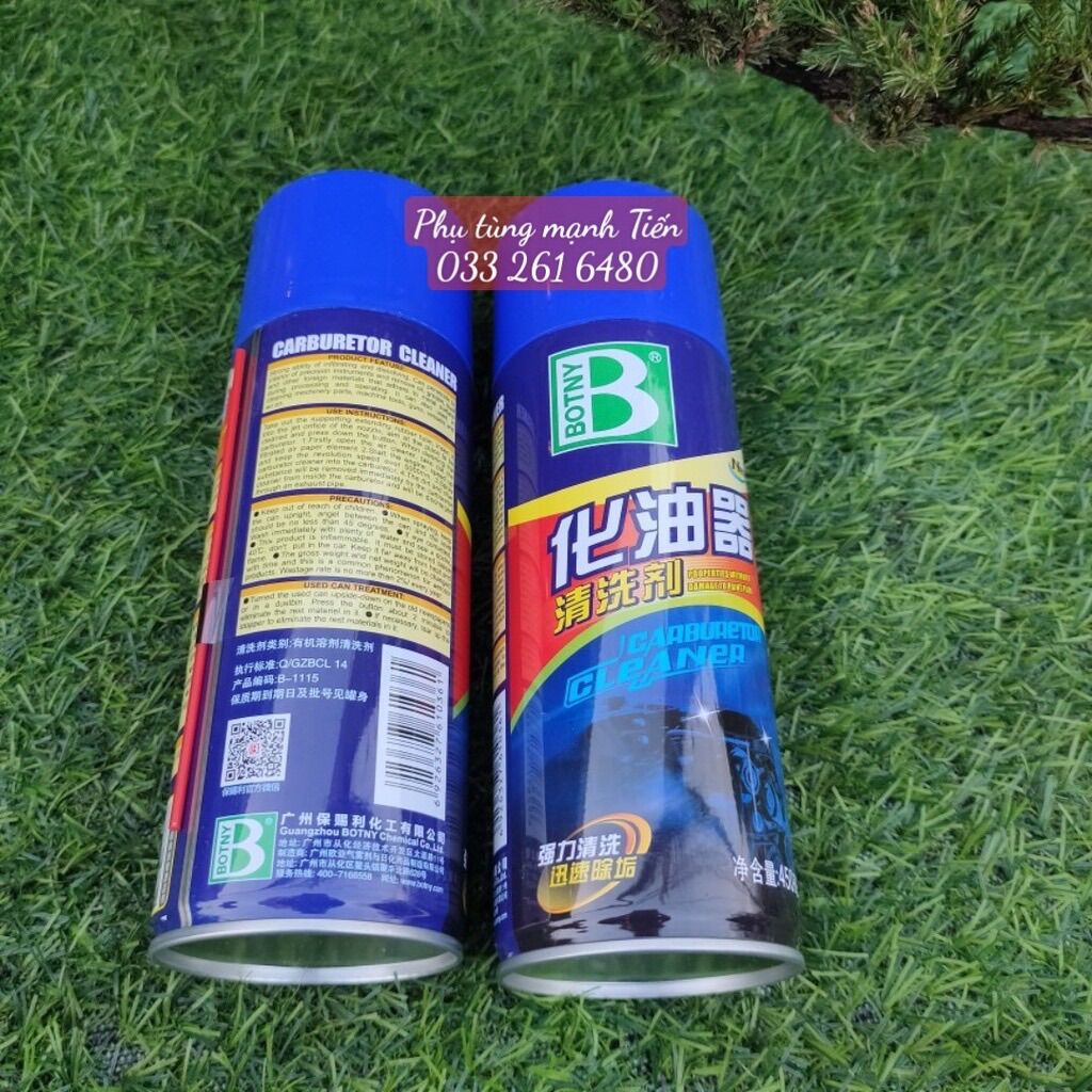Chai xịt vệ sinh bình xăng con