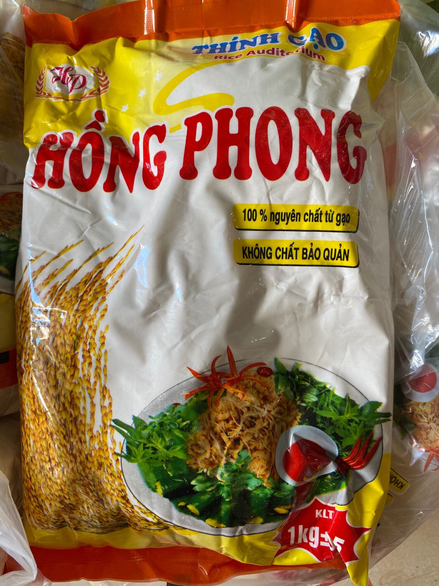 Bột thính Hồng Phong- bột gạo thính thơm ngon