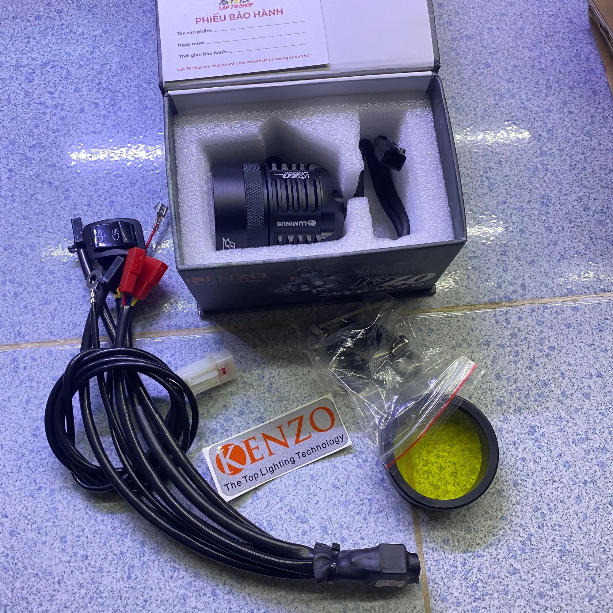 Đèn trợ sáng l4x f1 sst20 , mạch passing sh winner x , v3 xài công tắc zin