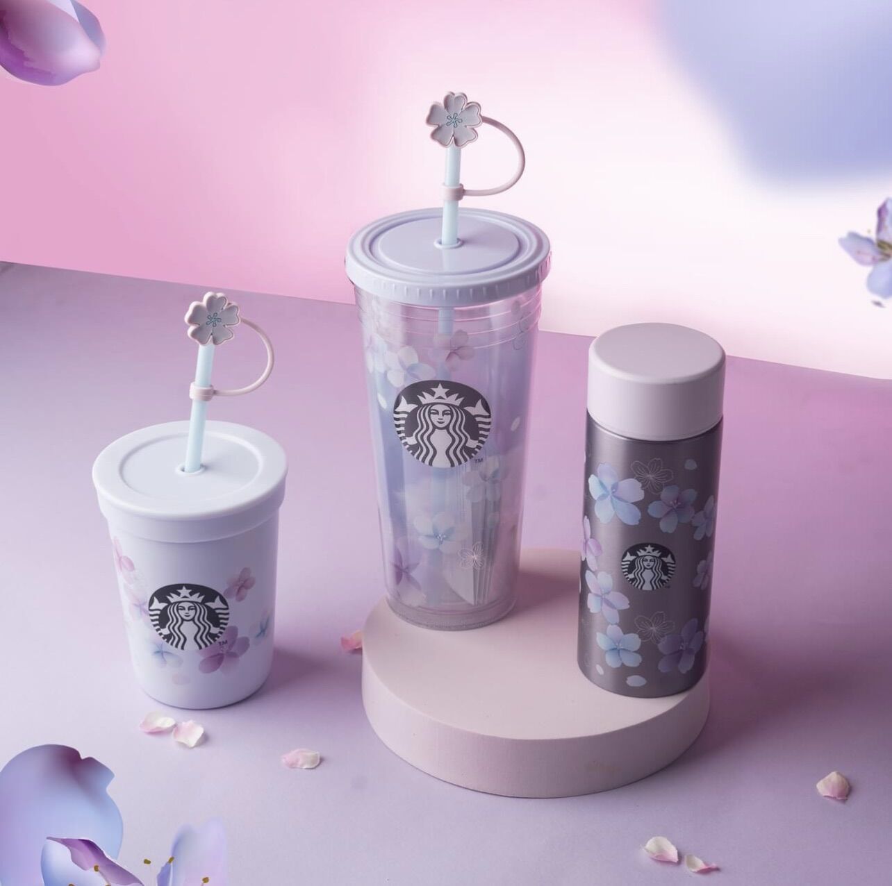 STARBUCKS LY COLD CUP 22OZ (625ML) DOTA STRAW SPRING SAKURA