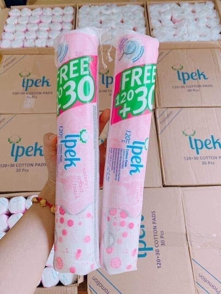 Bông tẩy trang Ipek 150 miếng