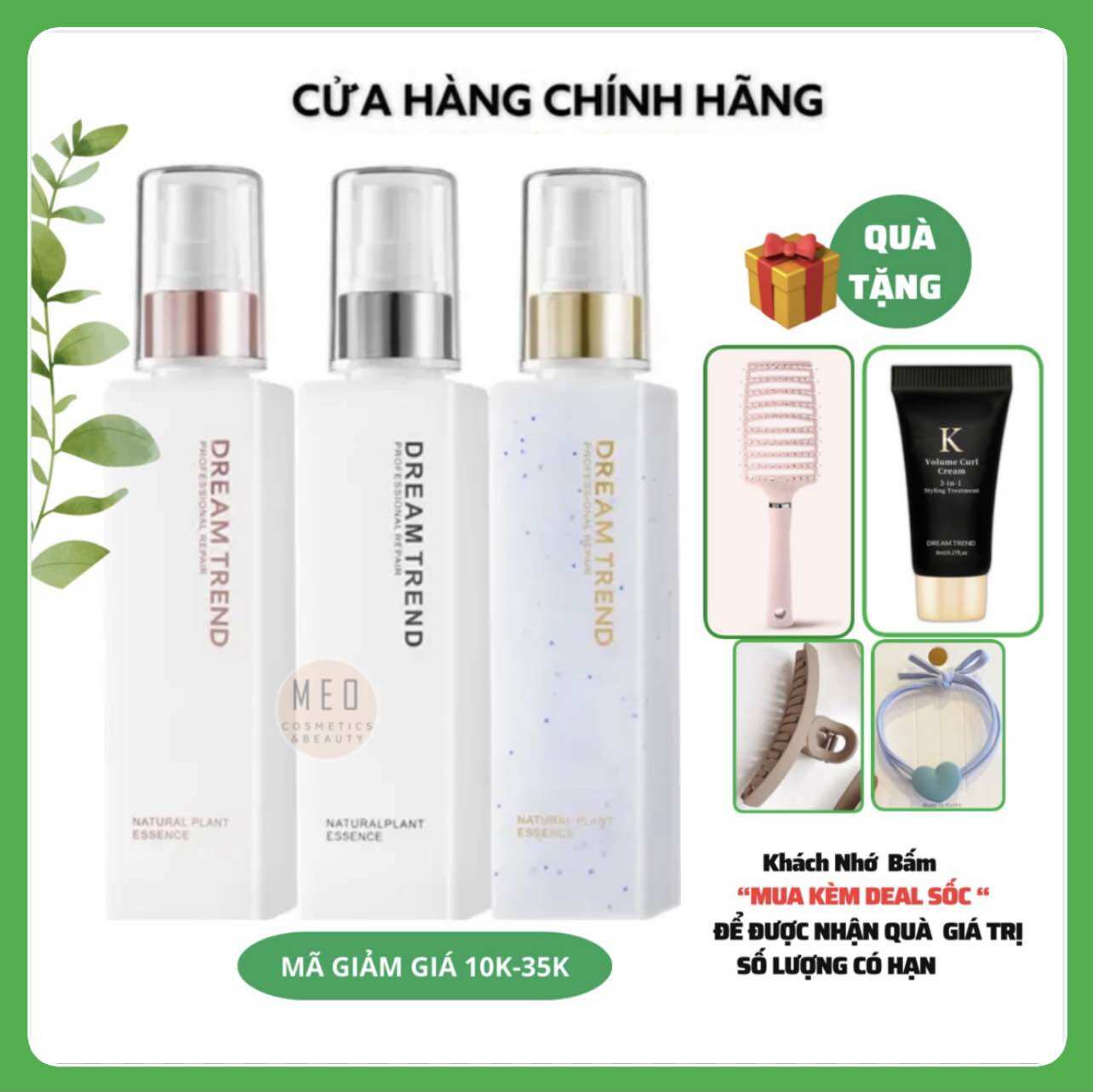 [ÁP MÃ + QUÀ] Tinh Chất Dưỡng Tóc AHA Essence DREAM TREND Suôn Mượt Chắc Khỏe 150ml