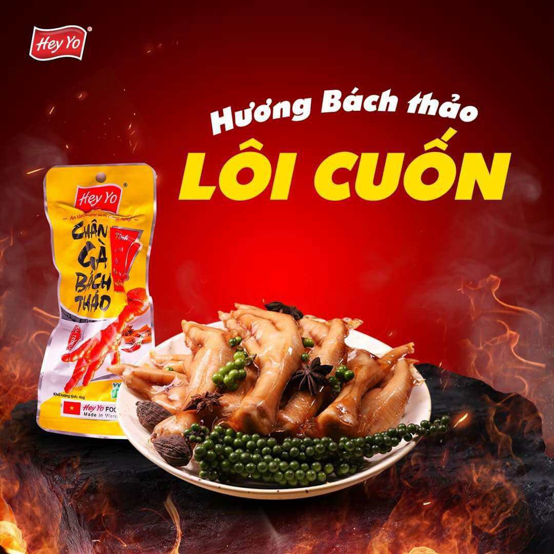 Combo 10 gói chân gà bách thảo Heyyo 40g