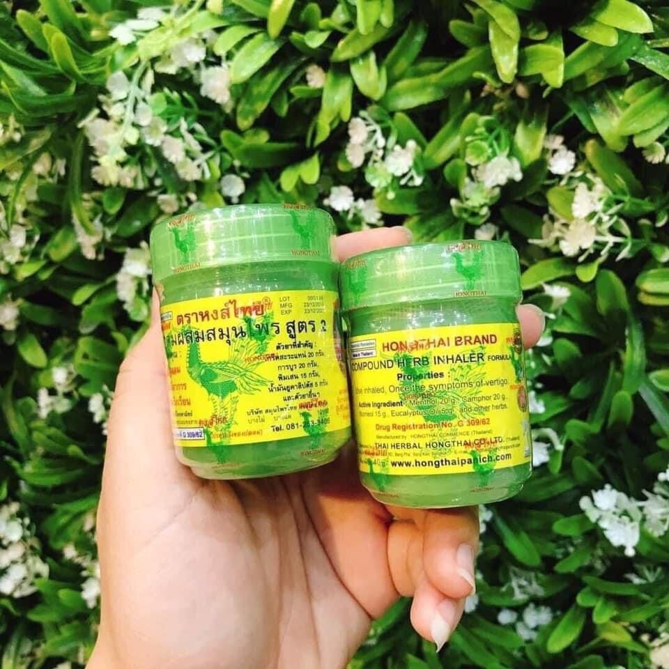 hủ hít mũi thảo dược hong thai thái lan