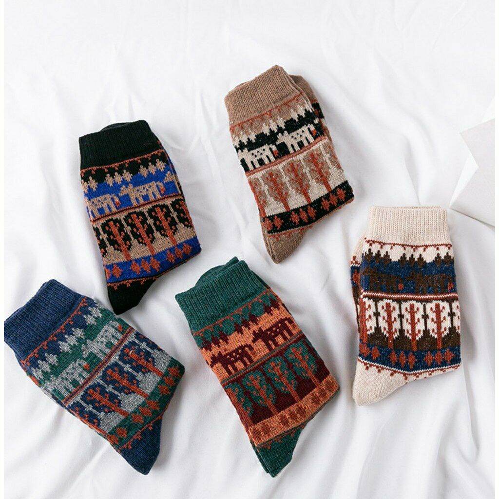 Set 5đôi Tất thổ cẩm Mẫu 3
