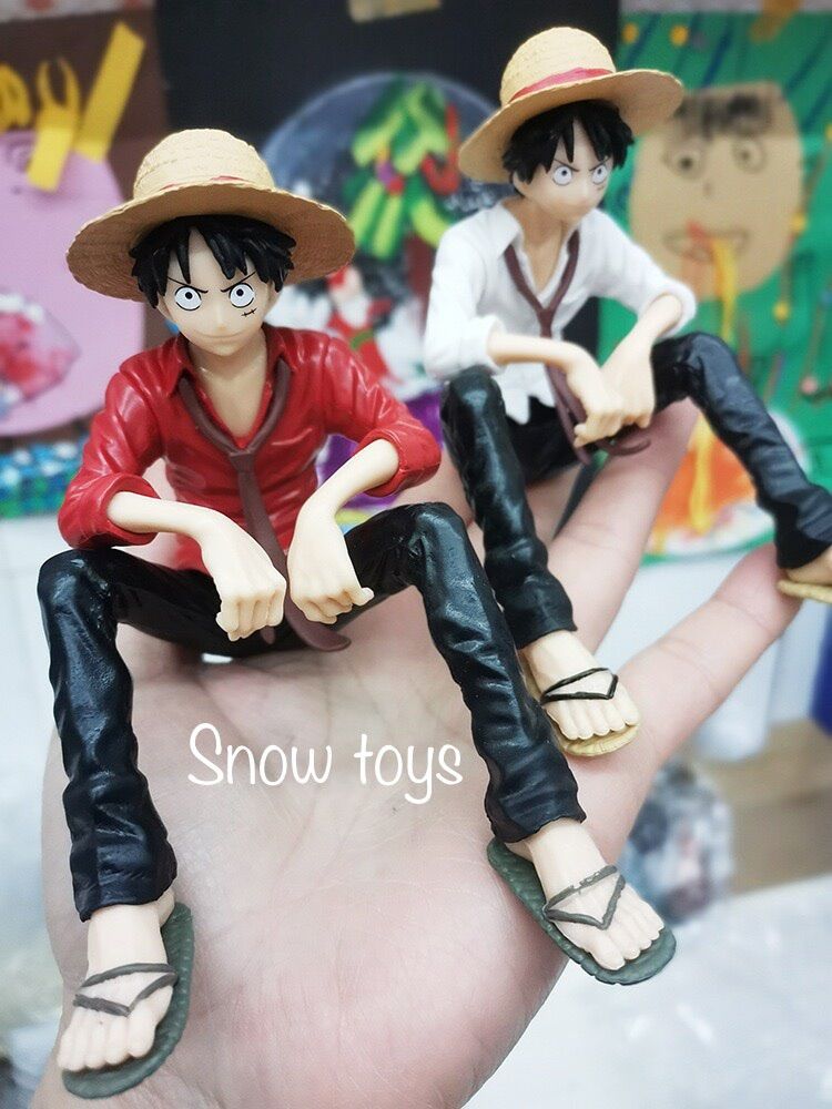 Mô hình luffy ngồi - mô hình one piece - onepiece - chiều cao 12cm