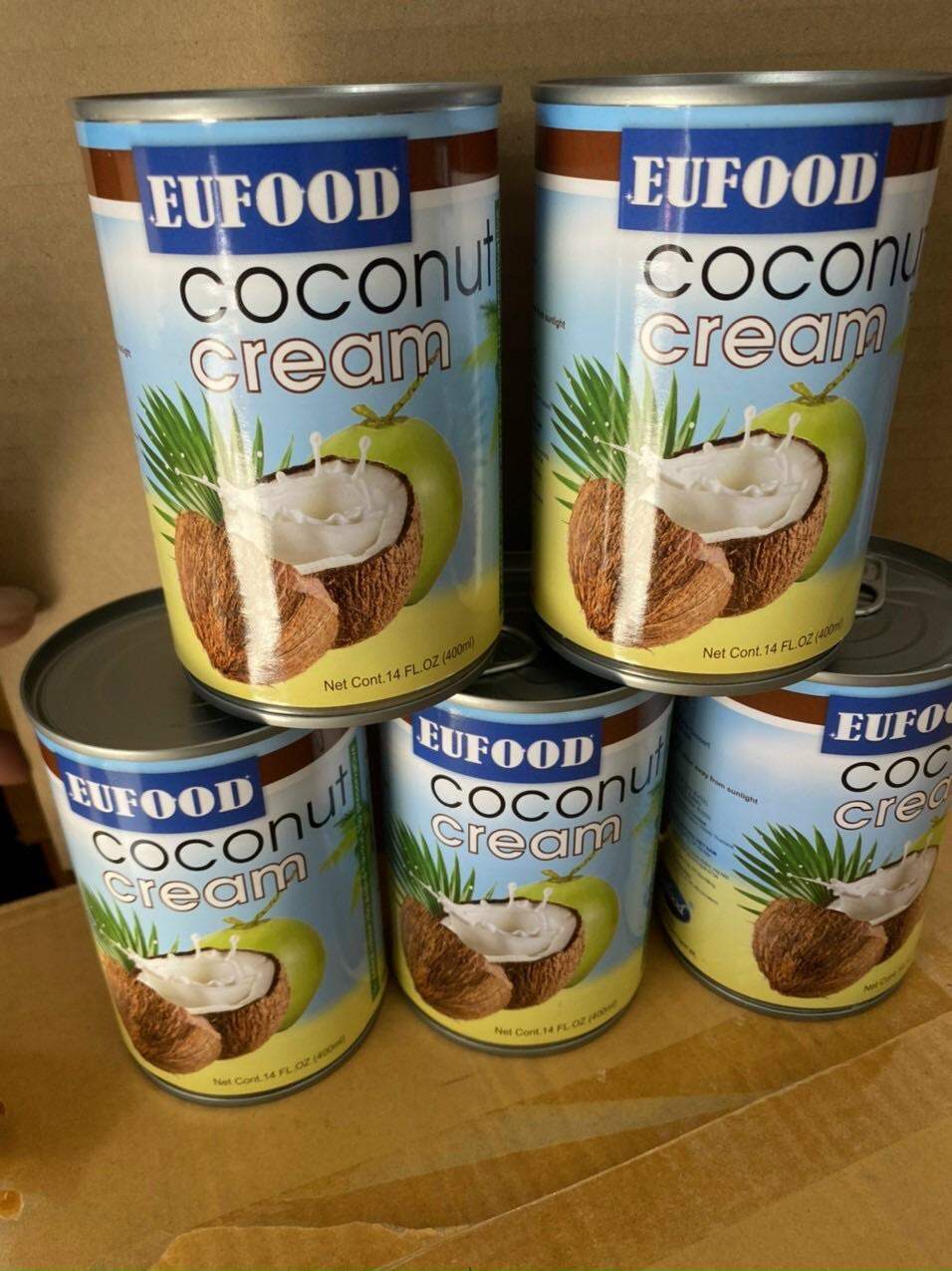 Nước Cốt Dừa Đậm Đặc Thái Lan 400ml (Eufood)