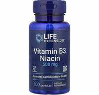 [CT] Niacin 500mg Life Extension vitamin B3 100 capsules
