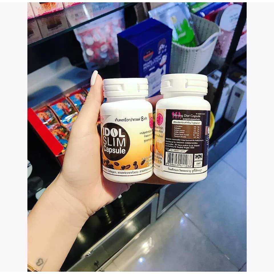 Giảm cân IDOL SLIM Capsule dạng viên nang [ ｈｉệｕ ｑｕả x2 dạng gói]