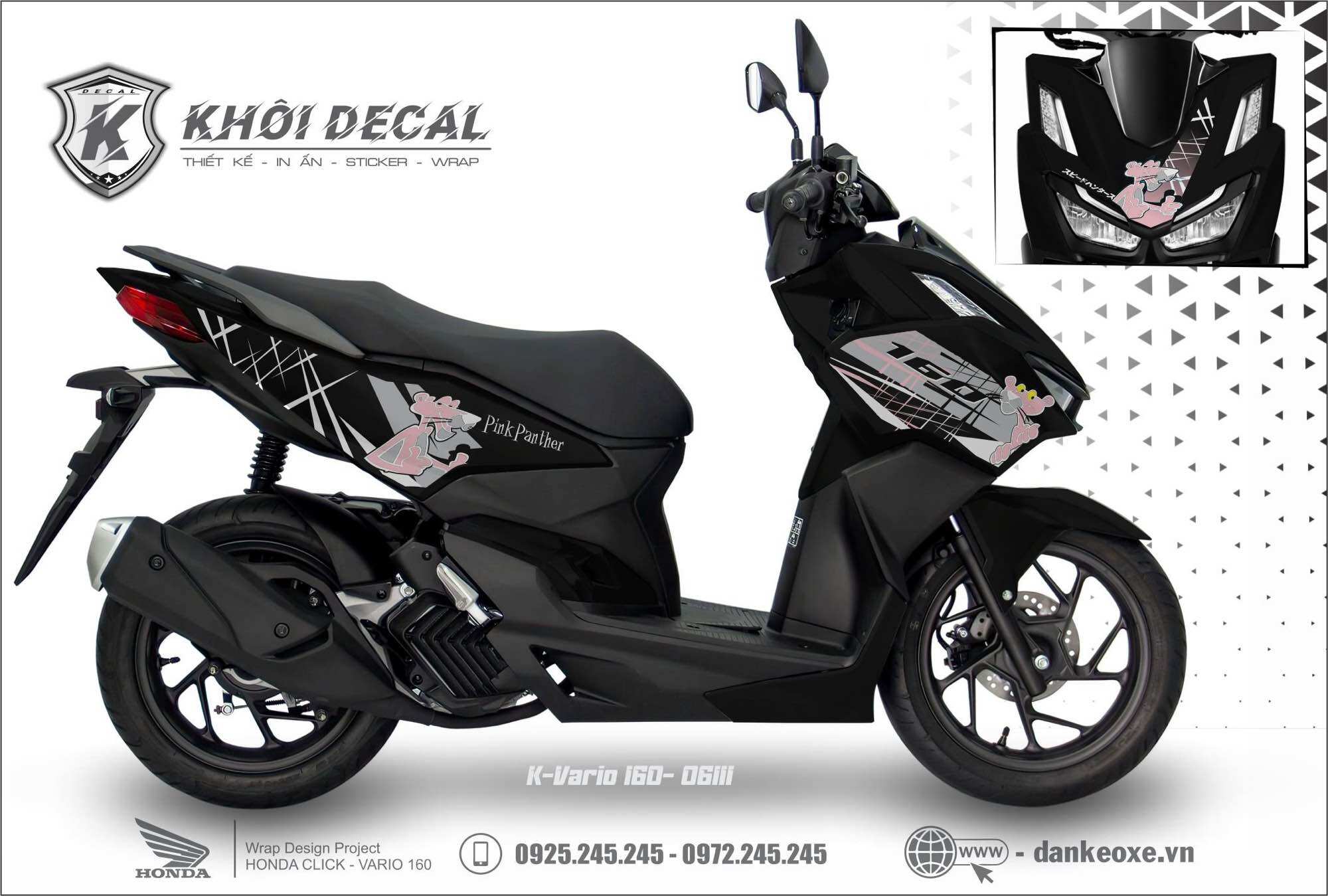 Tem Vario 160 decal cao cấp