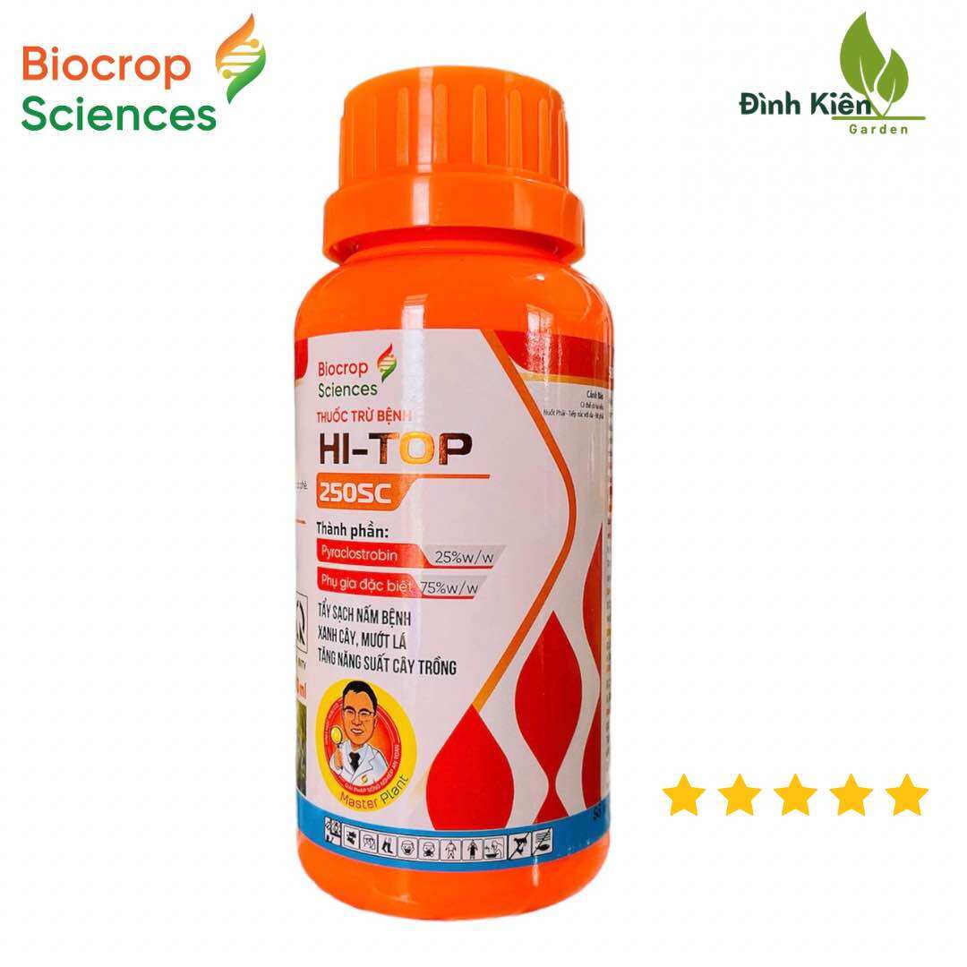  Thuốc trừ bệnh HI-TOP 250SC của Biocrop Sciences - Tẩy sạch nấm bệnh xanh cây mướt lá tăng năng suất cây trồng 