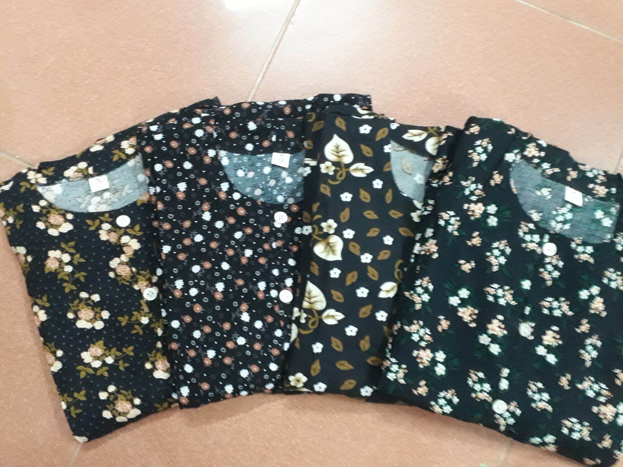 Bộ lanh hoa dành cho người già