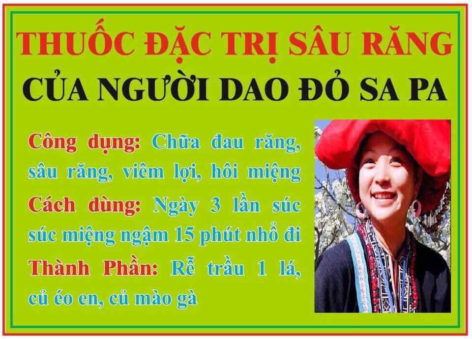 Khỏi Sâu Răng Của Dân Tộc Dao