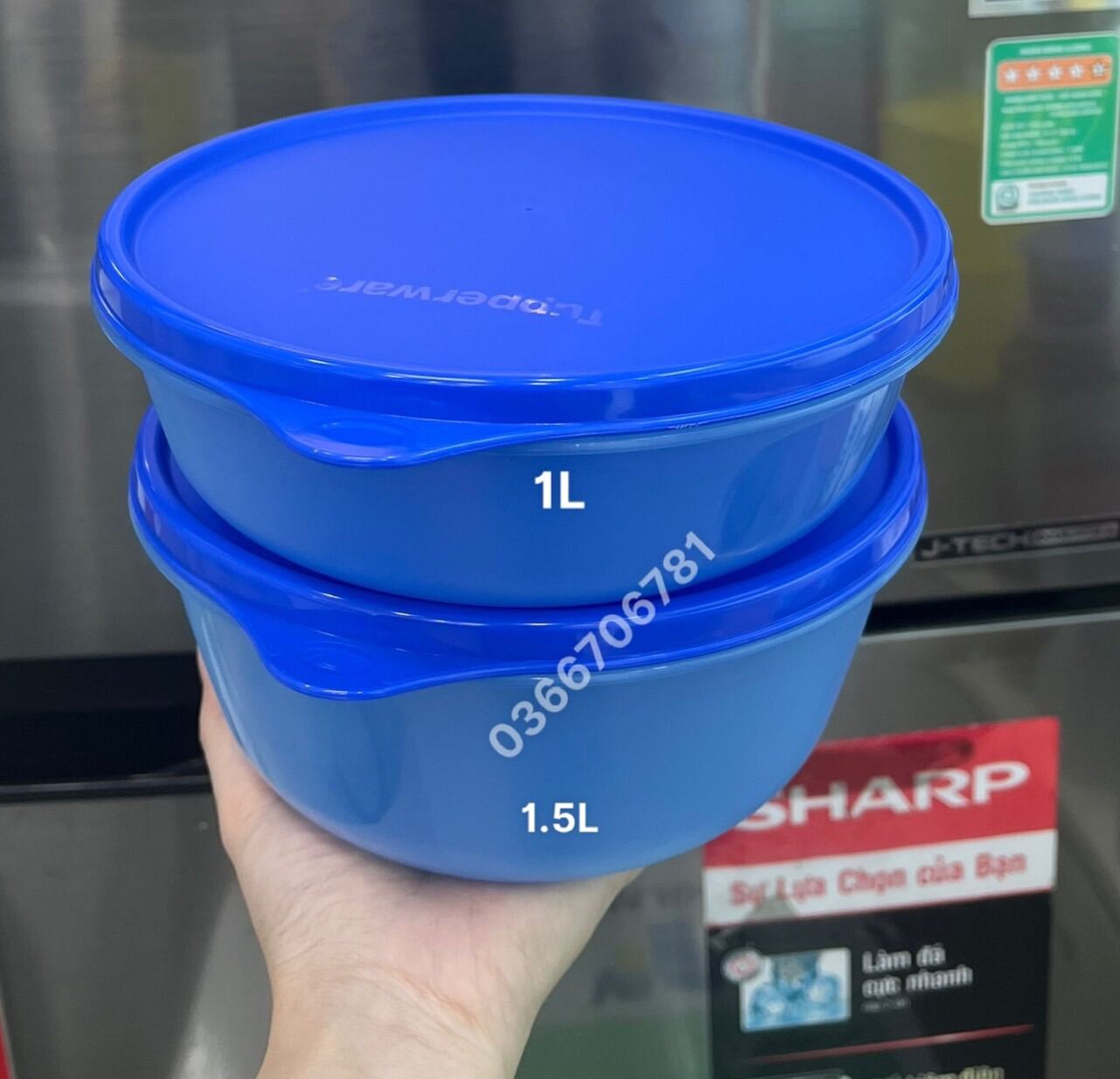 Bộ 2 Tô Modular Trữ Mát Tupperware