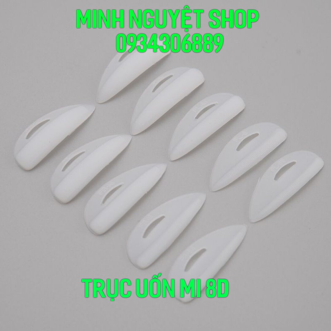 Trục uốn mi 8D trắng 5 size
