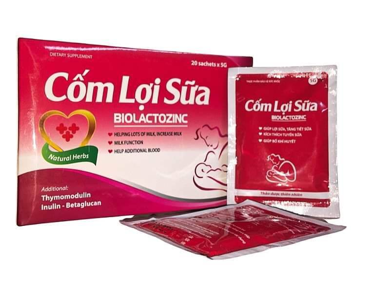 CỐM LỢI SỮA BIOLACTOZIN 100gam