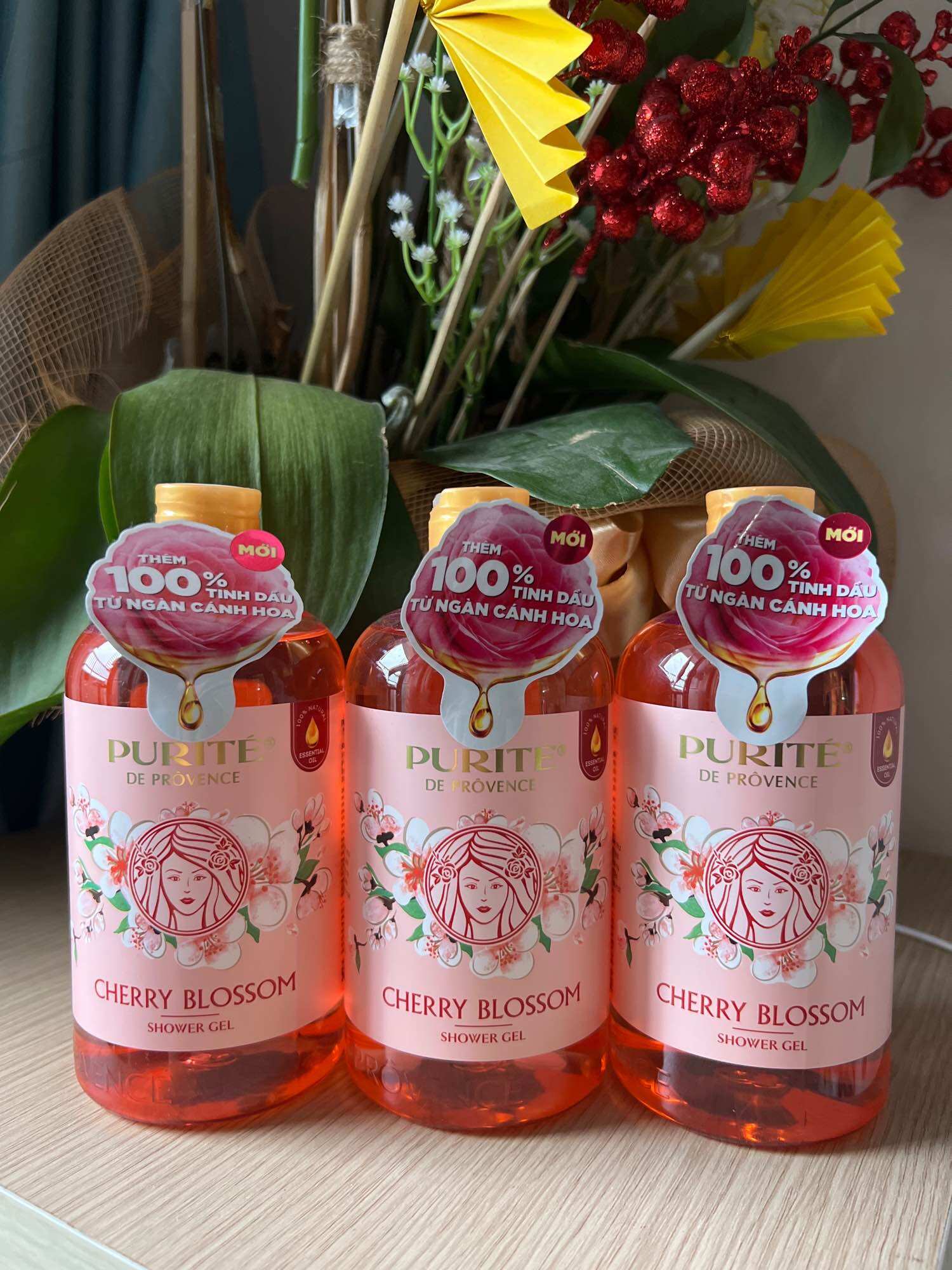 Sữa tắm Purite hoa anh đào 500ml