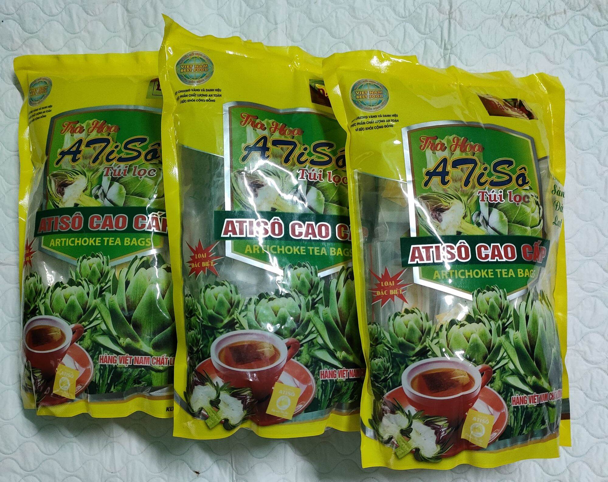 Trà Atisô túi lọc,1 gói lớn/ 100 túi lọc