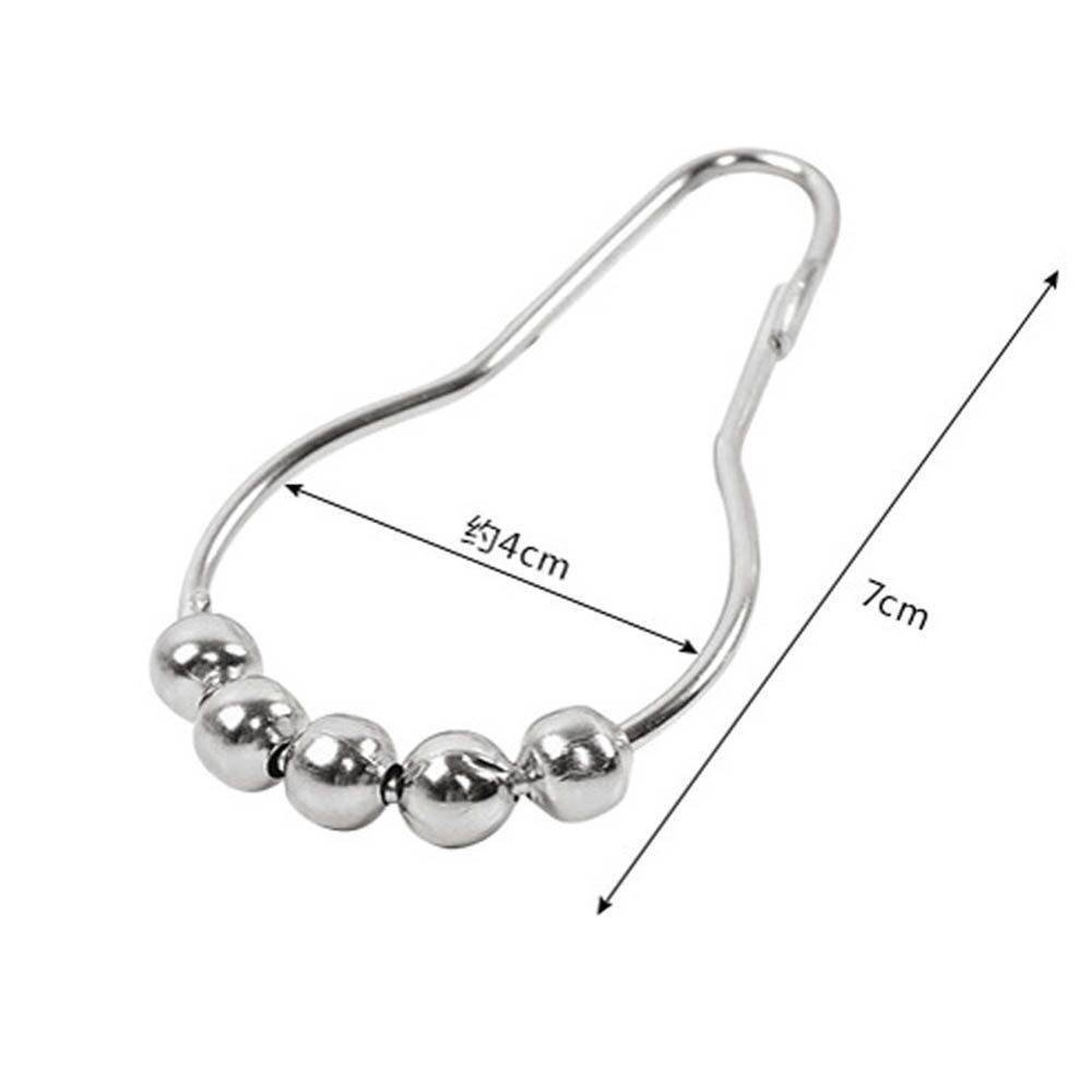 Móc Treo Rèm Có Bi Trượt ( lốc 10 móc )