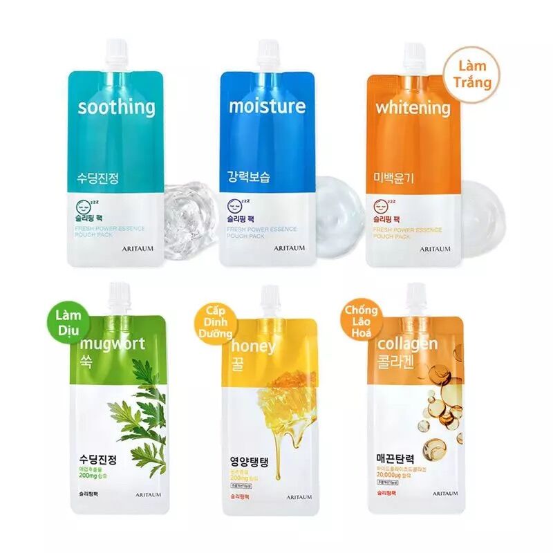 [HCM]Mặt nạ ngủ Aritaum Fresh Power Essence Pouch Pack