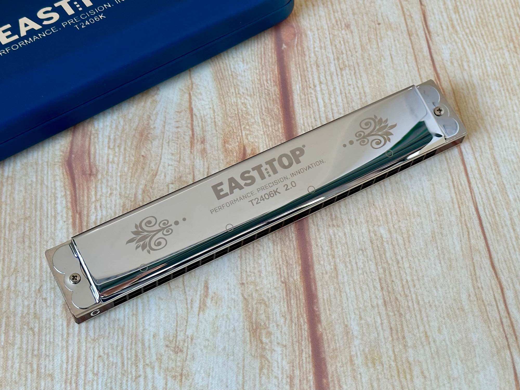 Kèn Harmonica 24 lỗ Easttop T2406K version 2.0 chính hãng