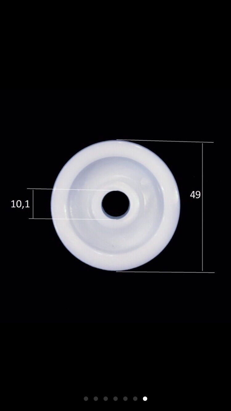 1000 con lăn nhựa băng tải ( bánh xe nhựa)