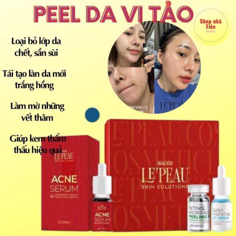 Le peau Peel Da Retinol Tinh Chất Tái Tạo Da Sinh Học Căng Bóng Chính Hãng LE'PEAU ( Lepeau MẪU MỚI ) - Pmy Beauty Spa