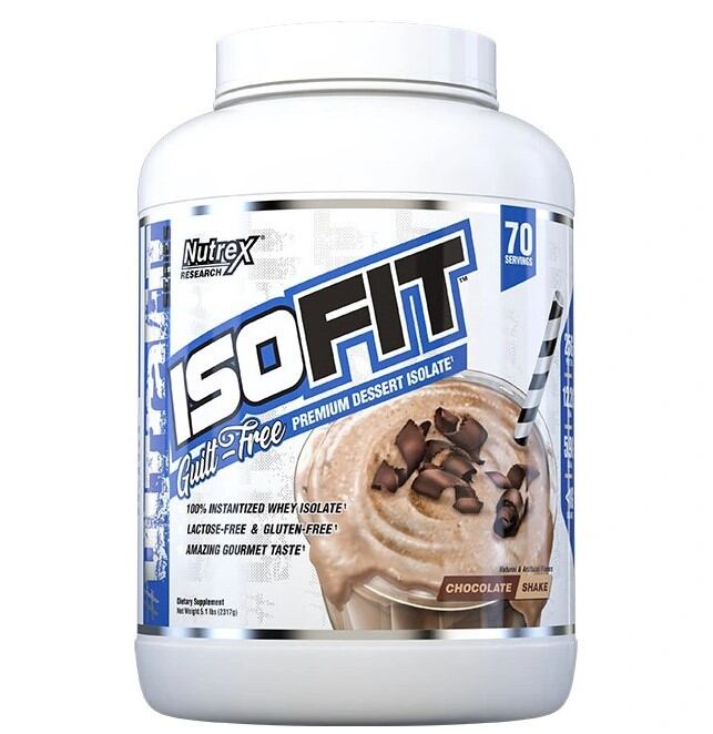 Nutrex IsoFit - Whey Protein Isolate 5Lbs - Hàng chính hãng - Tặng Shaker