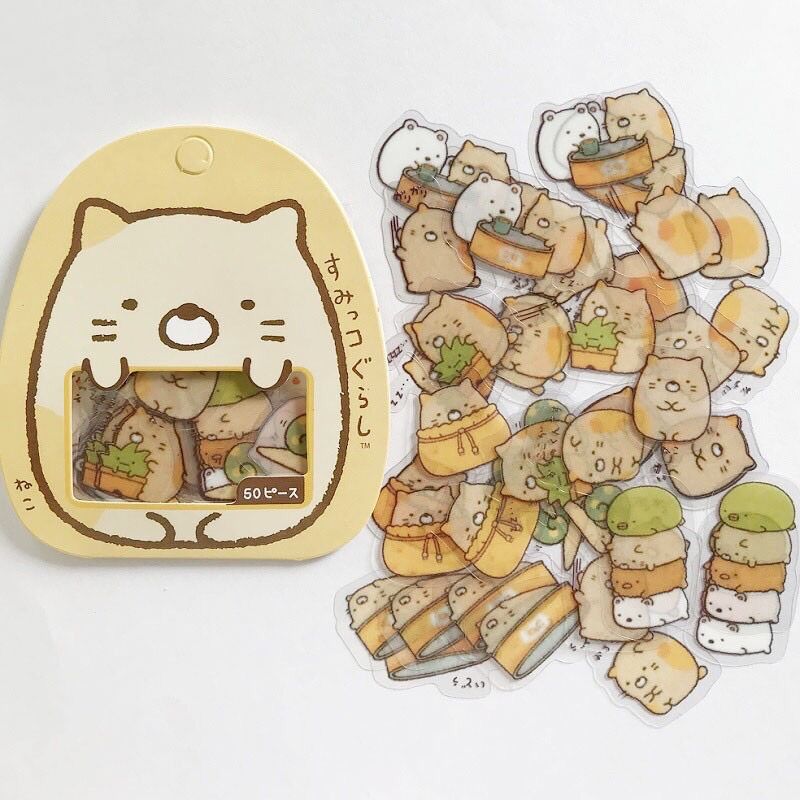 Túi sticker 50 miếng đan trang trí