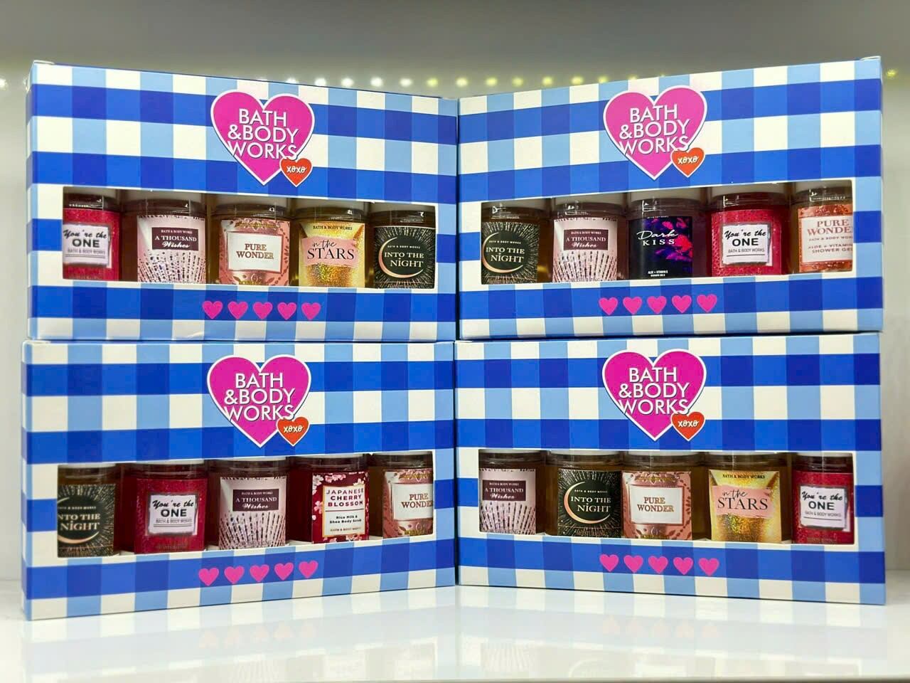 Set 5 chai sữa tắm/ dưỡng thể 20ml Bath & Body Works