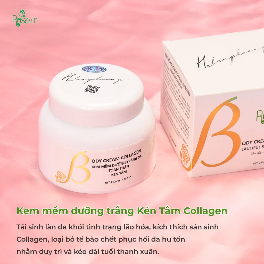 Kem dưỡng trắng kén tằm _ kem dưỡng trắng da toàn thân Rosa