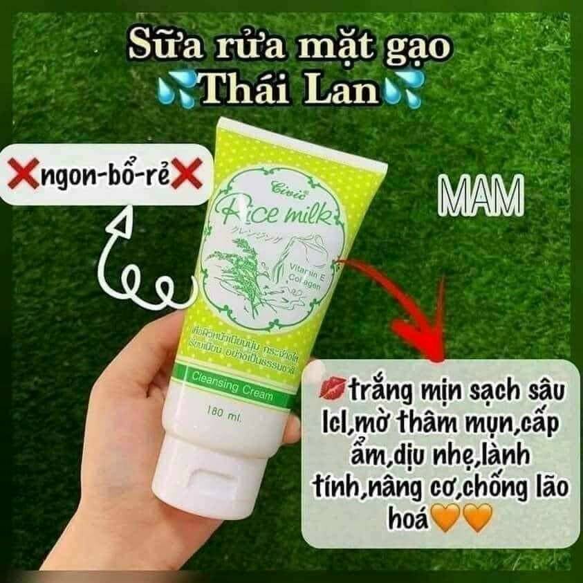 Sữa rửa mặt gạo chính hãng