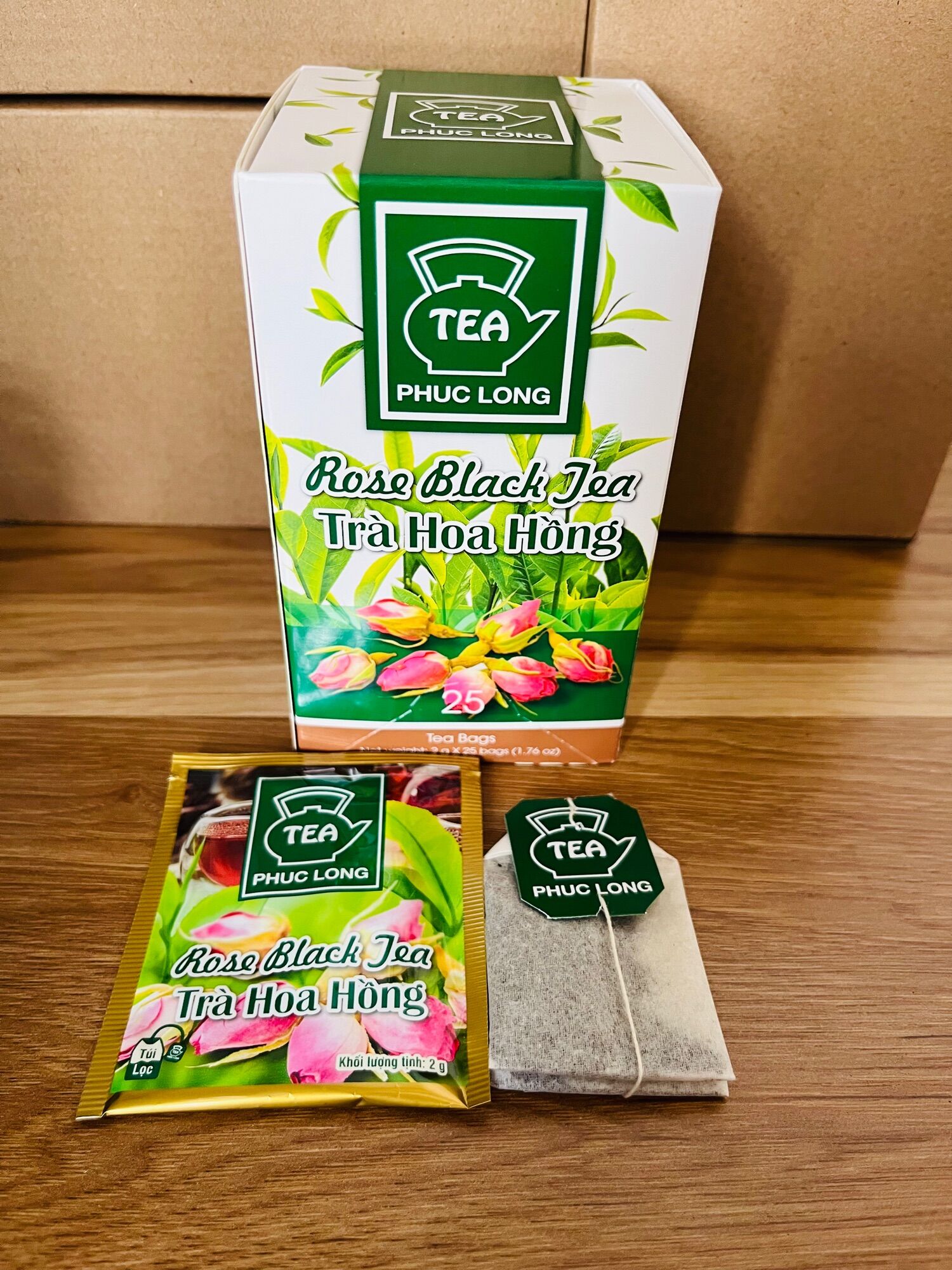 Trà Hoa Hồng Túi Lọc Phúc Long 25 tép 2g