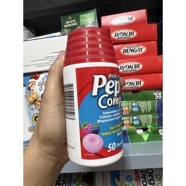 pepcid complete mỹ giảm chứng ợ nóng, hỗ trợ dạ dày