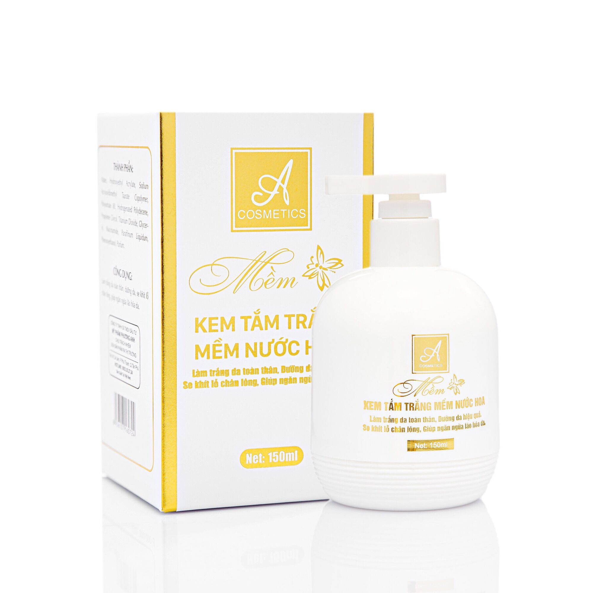 (CHÍNH HÃNG) Kem Tắm Trắng MỀM NƯỚC HOA A Cosmetics