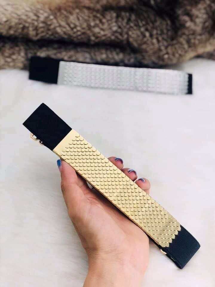 Đai váy vảy cá vàng 3cm