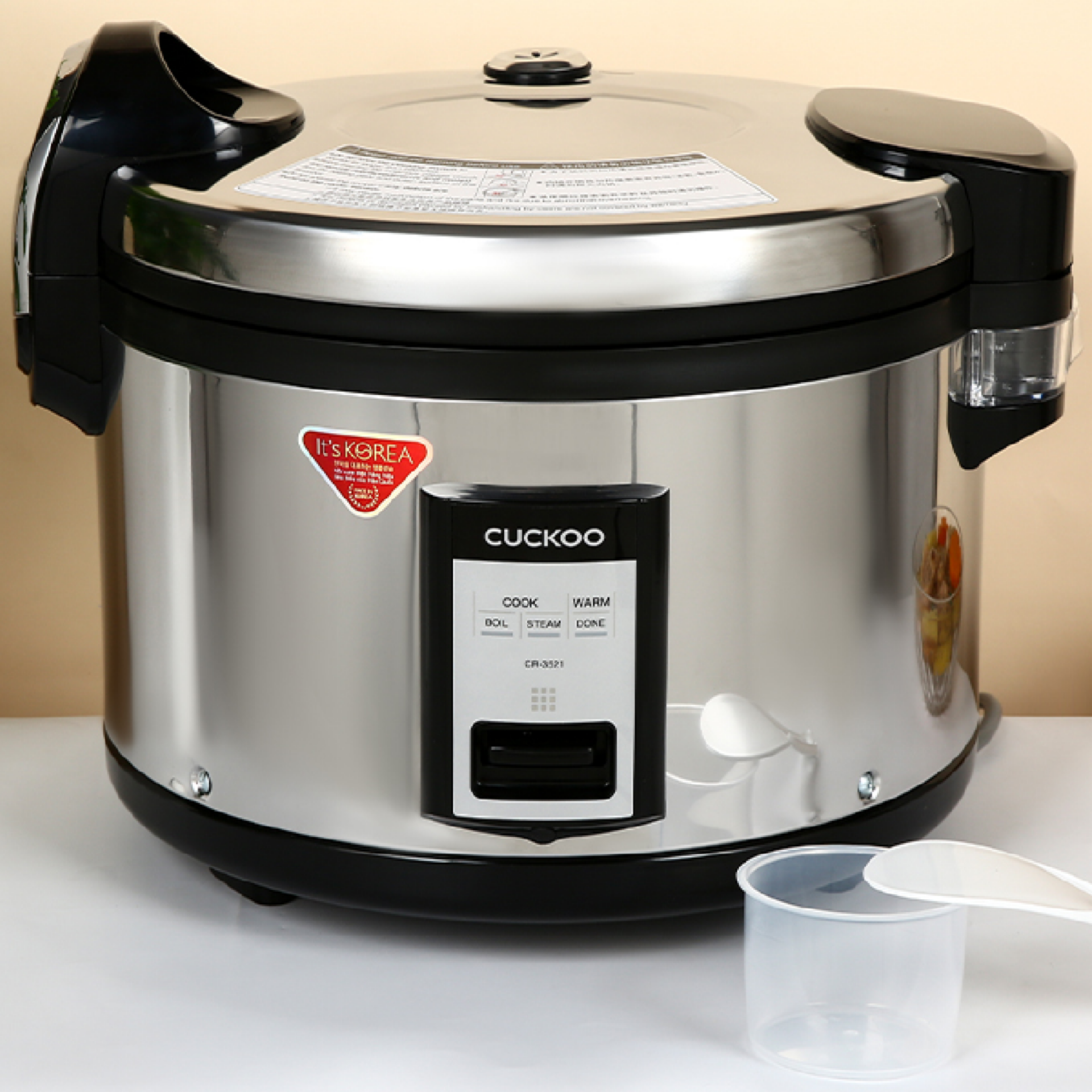 NỒI CƠM ĐIỆN CƠ 6,3L INOX CUCKOO CR-3521S